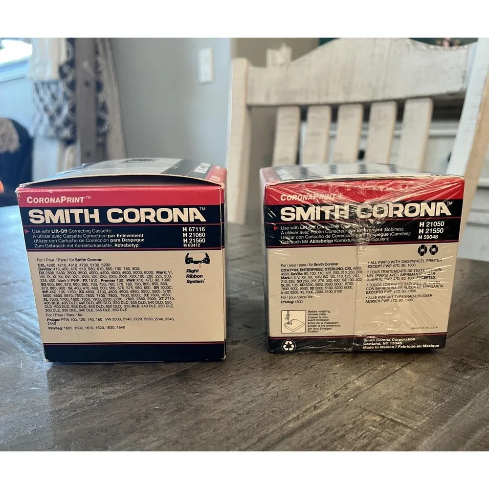 Vtg‎ Smith Corona Correctable Typewriter Ribbon Lot Black Lift-Off Tape